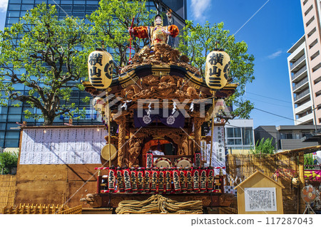 Tokyo Hachioji Festival Shimo District/Yokoyamacho Float Doll "Raryo-o" Float 117287043