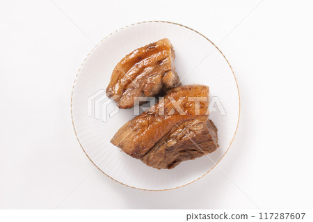 Boiled pork 117287607