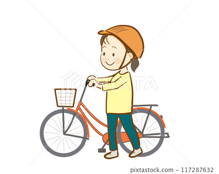 推著自行車走路 117287632