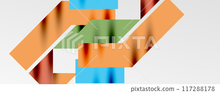Minimal composition abstract lines and triangles background. Vector Illustration For Wallpaper, Banner, Background, Card, Book Illustration, landing page Minimal composition abstract lines and triangles background. Vector Illustration For Wallpaper, Banner, Background, Card, Book Illustration, landing page 117288178
