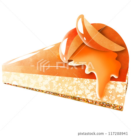 Soft and tender orange cake 117288941