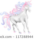 The unicorn is an ancient mythical creature 117288944