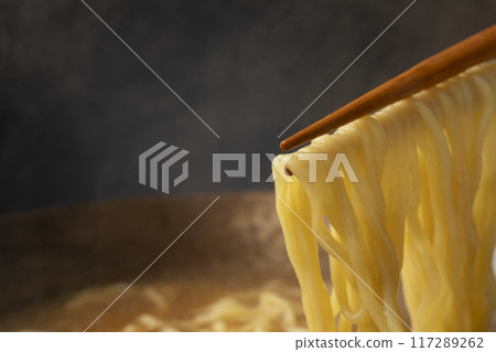 Ramen: Pick up the noodles with chopsticks Ramen: Pick up the noodles with chopsticks 117289262