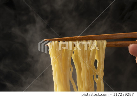 Ramen: Pick up the noodles with chopsticks Ramen: Pick up the noodles with chopsticks 117289297
