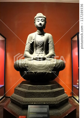 Stone Buddha at Ho Chi Minh City History Museum 117289336