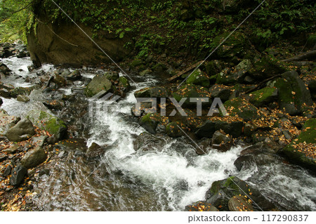 Tottori four seasons walk autumn Amedaki Tottori four seasons walk autumn Amedaki 117290837