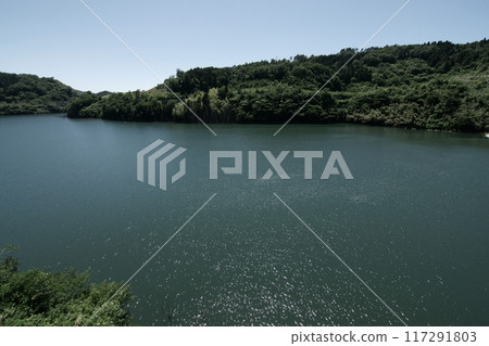 鳥取縣四季漫步夏季遠野水庫 117291803