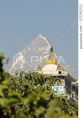 Nepal, Pokhara, Himalayas, Machapuchare 117292721