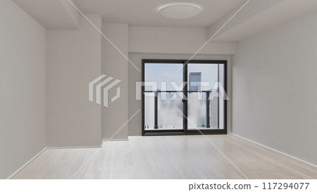 新建公寓的一間房間 新建公寓的一間房間 117294077