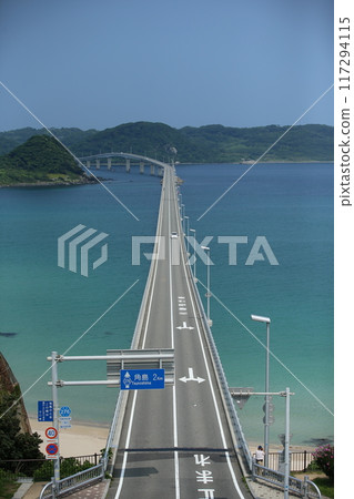 Overlooking Tsunoshima Bridge 117294115