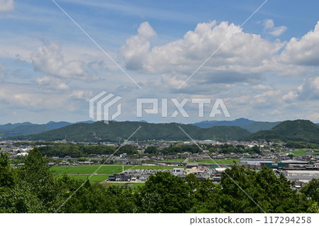 從明智城跡展望台眺望的景色 從明智城跡展望台眺望的景色 117294258
