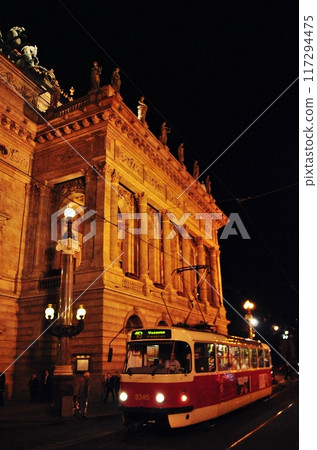 Prague Old Town at night Prague Old Town at night 117294475