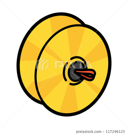 Educational Instrument Illustration: Cymbals 117296125