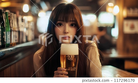 Beer and beauty 117296170