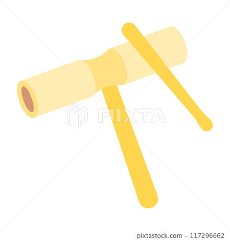教育樂器插畫：木塊 117296662
