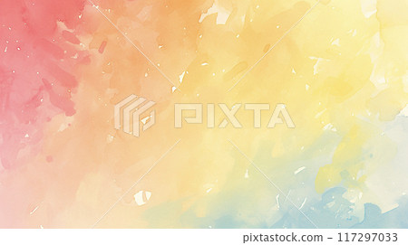 Fantastic watercolor texture background AI image 117297033