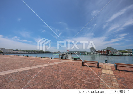 May 13 2024 the landscape of the Sasebo Portside Park, japan May 13 2024 the landscape of the Sasebo Portside Park, japan 117298965