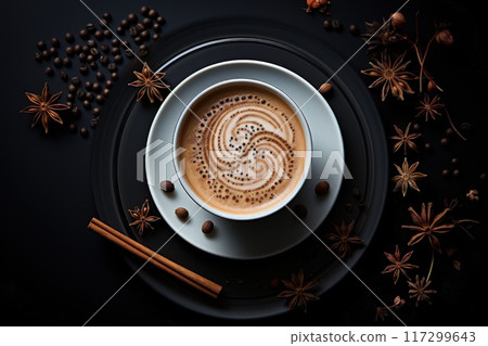 Coffee. aroma-filled mornings with a cup of rich brew: indulging in the comforting warmth, flavor, and culture of coffee, an essential daily ritual for enthusiasts worldwide. Coffee. aroma-filled mornings with a cup of rich brew: indulging in the comforting warmth, flavor, and culture of coffee, an essential daily ritual for enthusiasts worldwide. 117299643