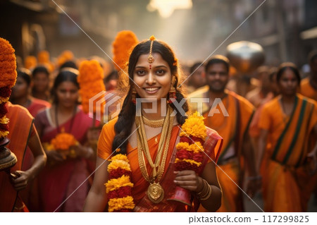 Happy gudi padwa: a joyous celebration of marathi new year, ushering in happiness, renewal, and cultural traditions, embracing festive spirit and new beginnings with family and cultural pride. Happy gudi padwa: a joyous celebration of marathi new year, ushering in happiness, renewal, and cultural traditions, embracing festive spirit and new beginnings with family and cultural pride. 117299825