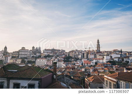 Panoramic view of the historic centre of Porto, a UNESCO World Heritage Site Panoramic view of the historic centre of Porto, a UNESCO World Heritage Site 117300307