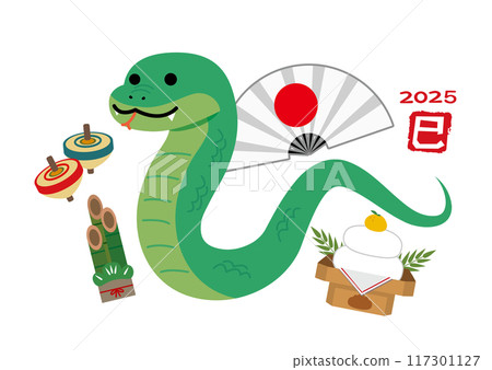 2025年蛇年新年賀卡 2025年蛇年新年賀卡 117301127