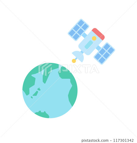 地球和人造衛星 117301342
