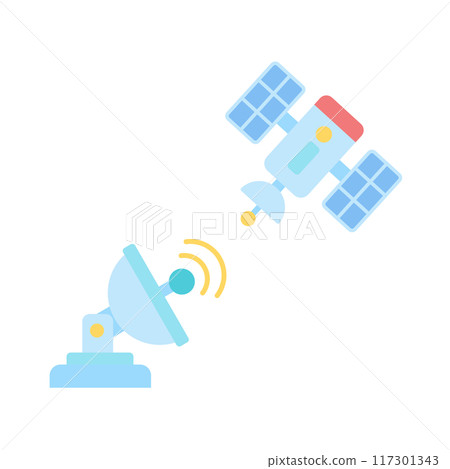 Television antennas and satellites 117301343
