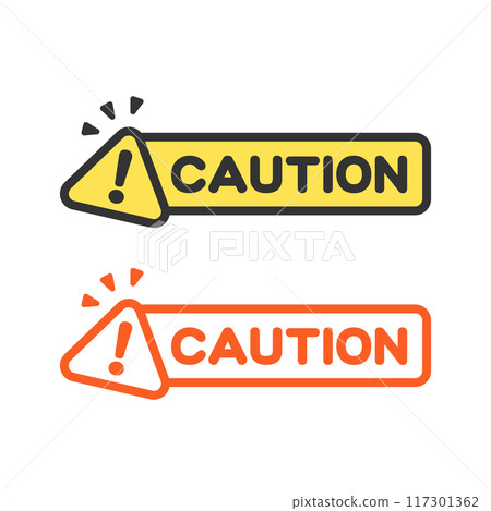 謹慎 通知 小心 117301362