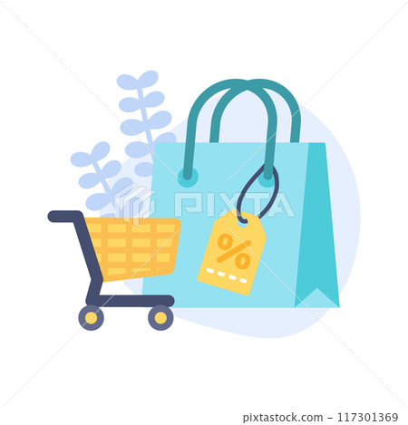 銷售購物形象 銷售購物形象 117301369