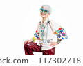Enjoying fashion and free self-expression Gray hair Senior women in their 60s and 70s 117302718