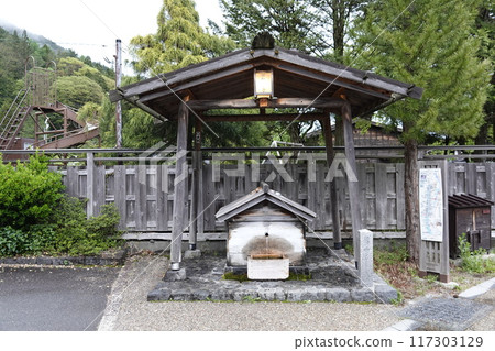 奈良井宿驛站水 鹿野手水站 117303129