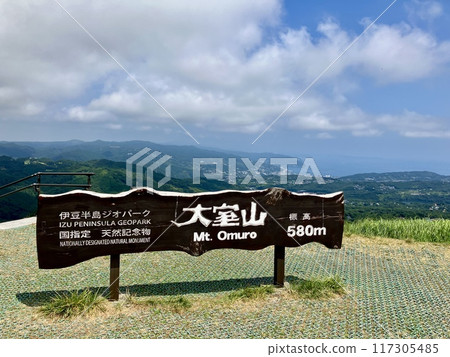 從大室山頂看到的風景_靜岡縣伊東市_大室山 從大室山頂看到的風景_靜岡縣伊東市_大室山 117305485