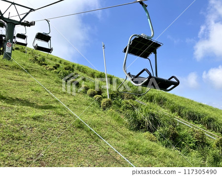 從大室山山頂看到的風景_靜岡縣伊東市_大室山纜車 117305490