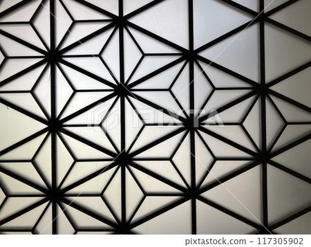 Japanese style image_hemp leaf pattern 117305902