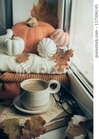 Cozy autumn still life Cozy autumn still life 117306245