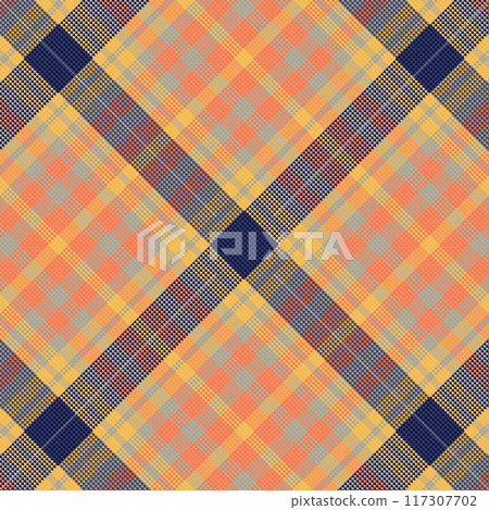 Tartan plaid pattern with texture. 117307702