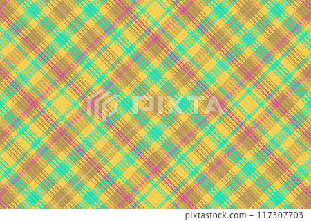 Tartan plaid pattern with texture. 117307703
