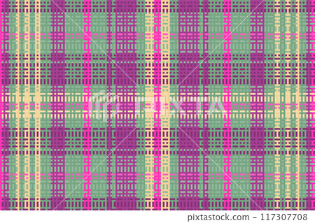 Tartan plaid pattern with texture. Tartan plaid pattern with texture. 117307708