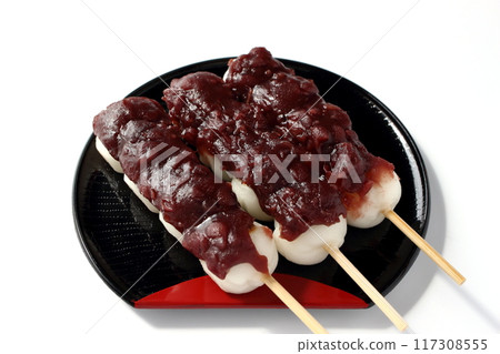 Bean jam skewers Bean jam skewers 117308555