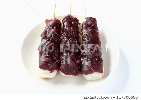 Bean jam skewers Bean jam skewers 117308666