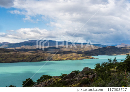 Hiking the W-Trek in Torres Del Paine 117308727