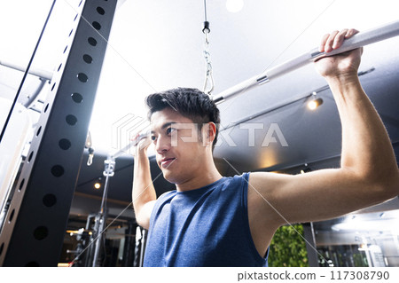 運動健身房訓練健身房形象 117308790