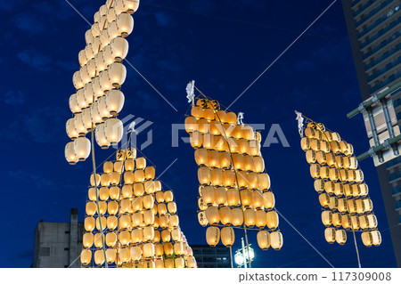 東北夏祭 秋田竿燈節 竿燈節 秋田縣 秋田市 東北夏祭 秋田竿燈節 竿燈節 秋田縣 秋田市 117309008
