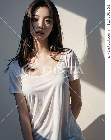 Young lady's portrait Young lady's portrait 117309351