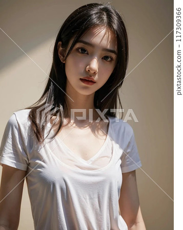Young lady's portrait Young lady's portrait 117309366