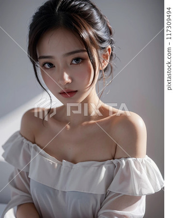 年輕的女士的肖像 117309494