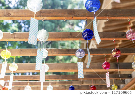 夏季熊野神社（熊野大社）風鈴裝飾「奏」山形縣南陽市 117309605