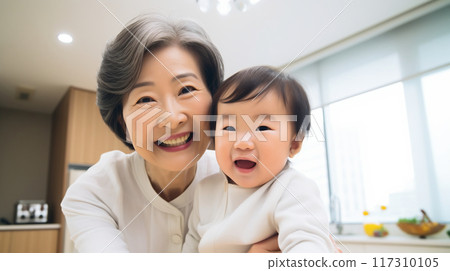 十二個生成AI為祖母和孩子拍攝紀念照片 十二個生成AI為祖母和孩子拍攝紀念照片 117310105