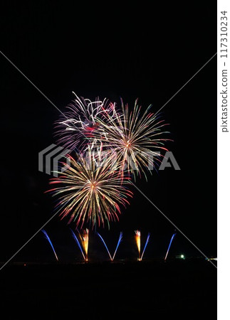 鹿島海上煙火將夜空照亮，綻放夏日的光芒 117310234