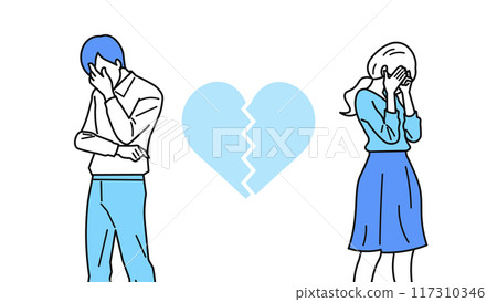 Shocked business person_broken heart Shocked business person_broken heart 117310346